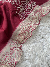 NU11 - Nureh Unstitched Embroidered Doriya 3P